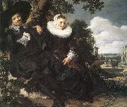 Married Couple in a Garden HALS, Frans